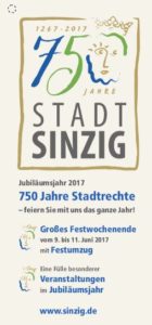 750 Jahre Sinzig Plakat